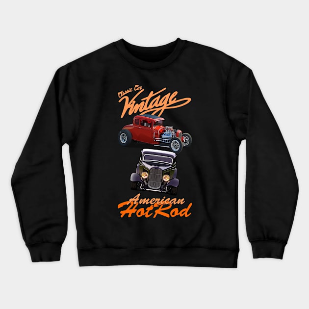 Hot Rods Crewneck Sweatshirt by Akira31